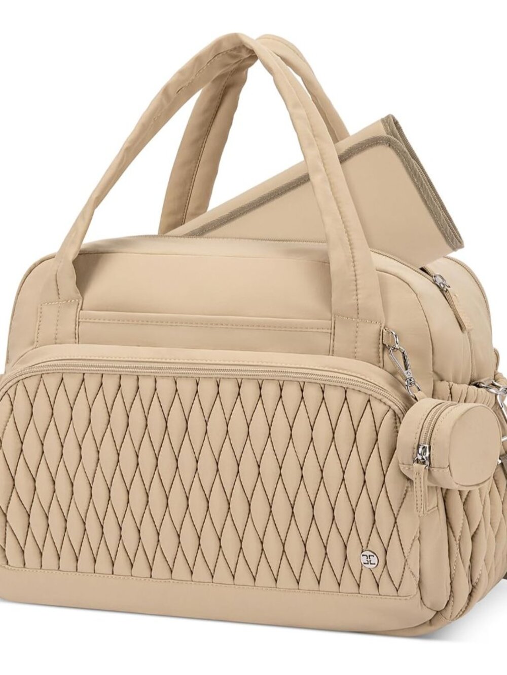 Tote Diaper Bags, Travel Crossbody Large Capacity Hospital Bag for Women Labor D